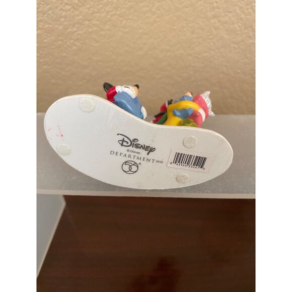 Disney Dept 56 “Stayover Goofy” Mickey & Goofy Christmas Accessory Figurine 2010 - Picture 10 of 11
